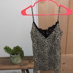Leopard Print Tank Top